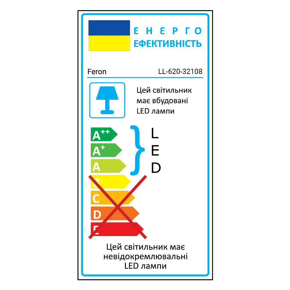 Светодиодный прожектор Feron LL-620 20Вт 6400K черный №2