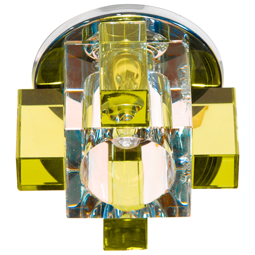 Встроенный светильник Feron C1037 под лампу желтый №1