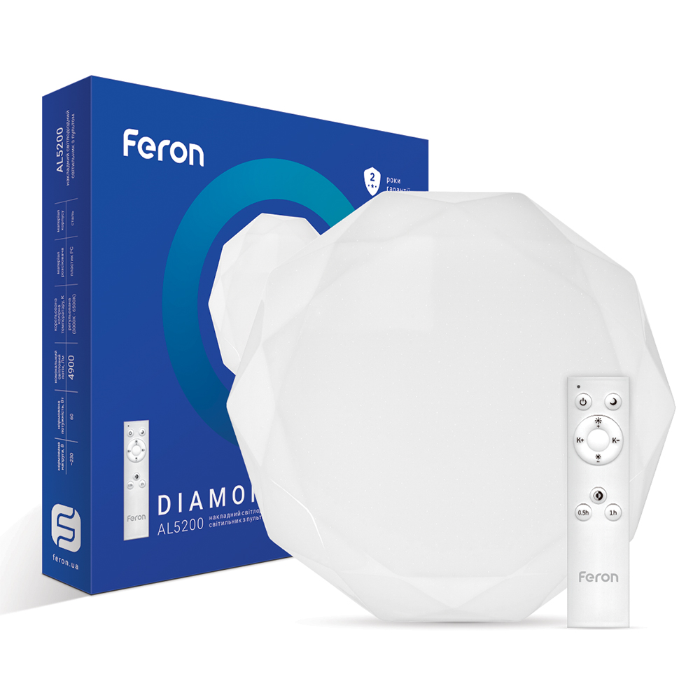 Светодиодный светильник Feron AL5200 DIAMOND 60Вт №1