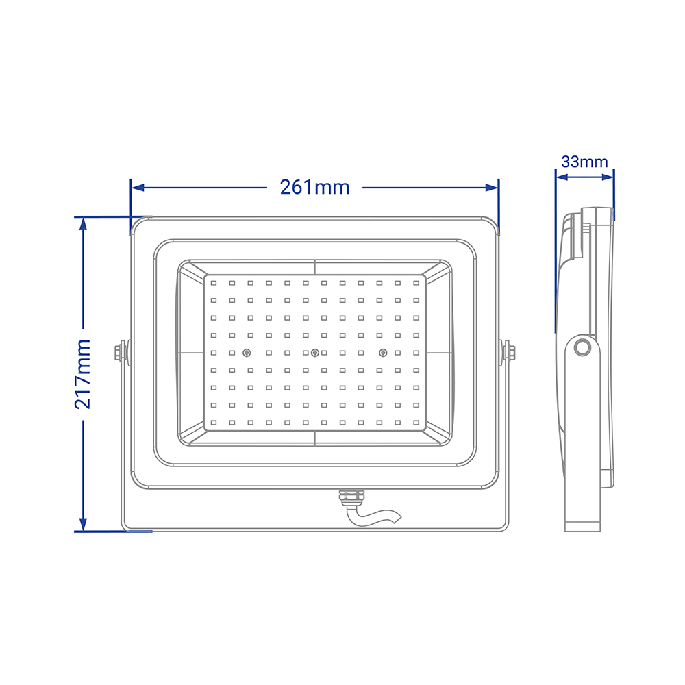 Светодиодный прожектор Feron LL-922 100Вт 6400K черный №2