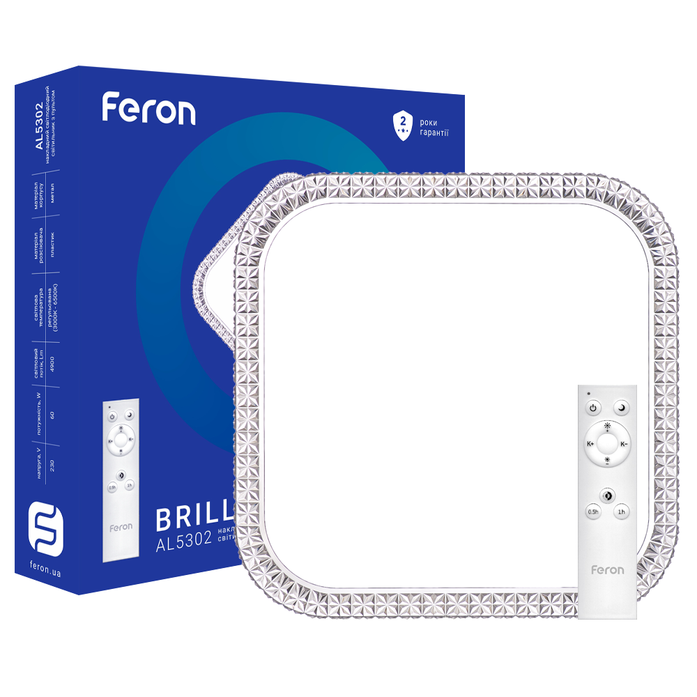 Светодиодный светильник Feron AL5302 BRILLANT 60Вт №1