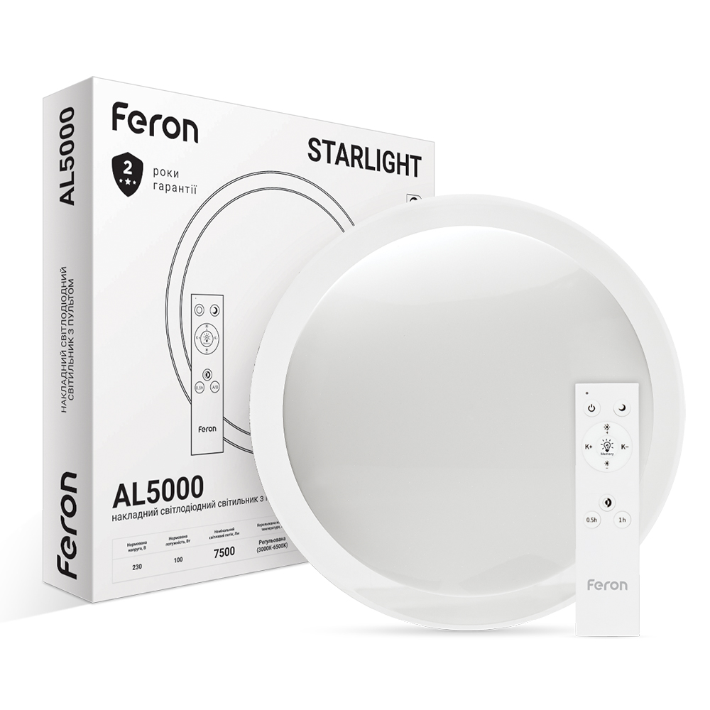 Светодиодный накладной светильник Feron AL5000 STARLIGHT 100Вт №1