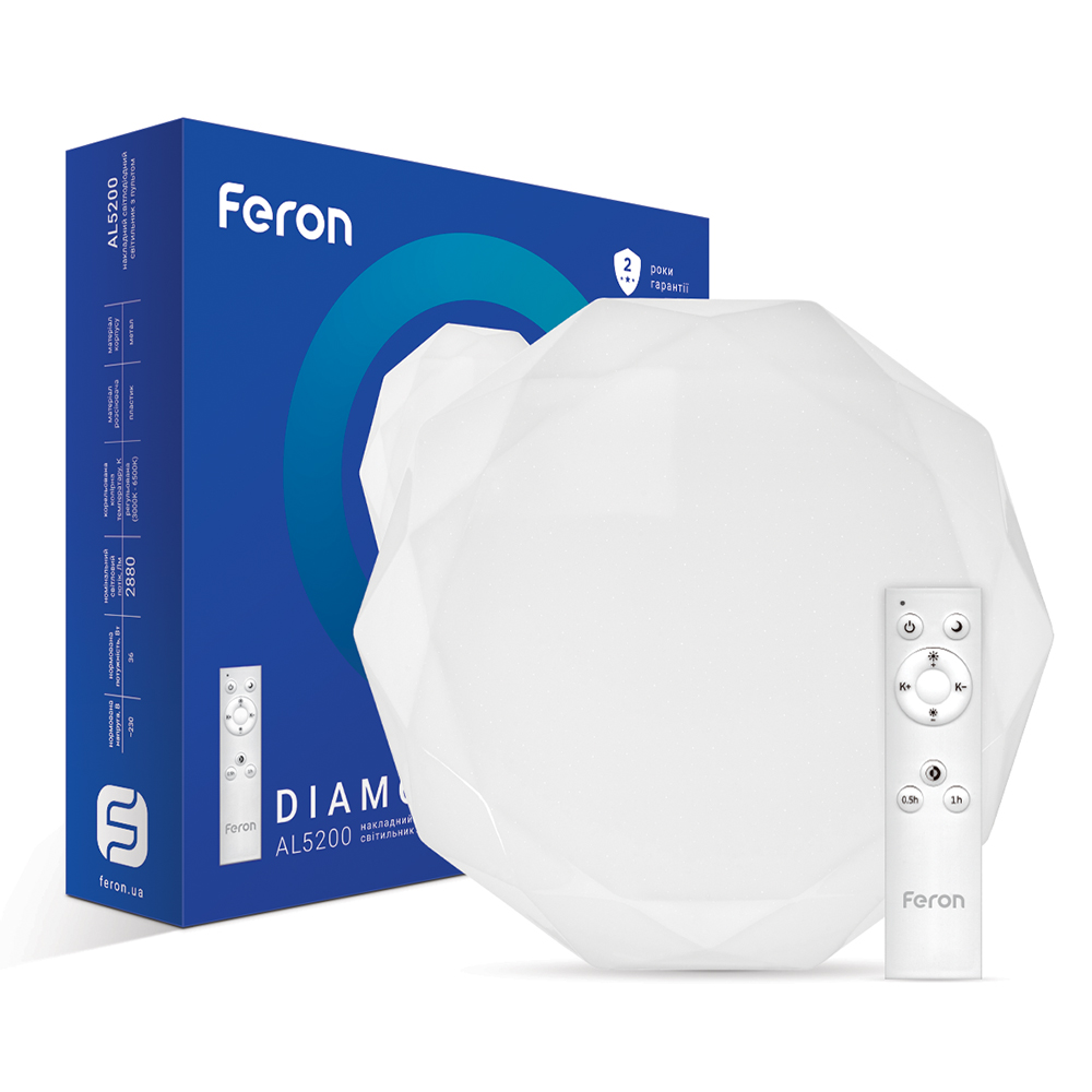 Светодиодный светильник Feron AL5200 DIAMOND 36Вт №1