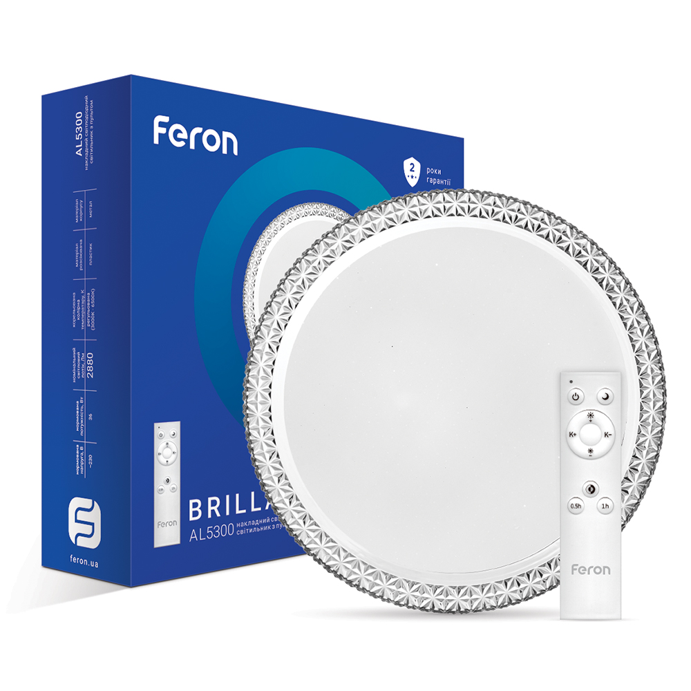 Светодиодный светильник Feron AL5300 BRILLANT 36Вт №1