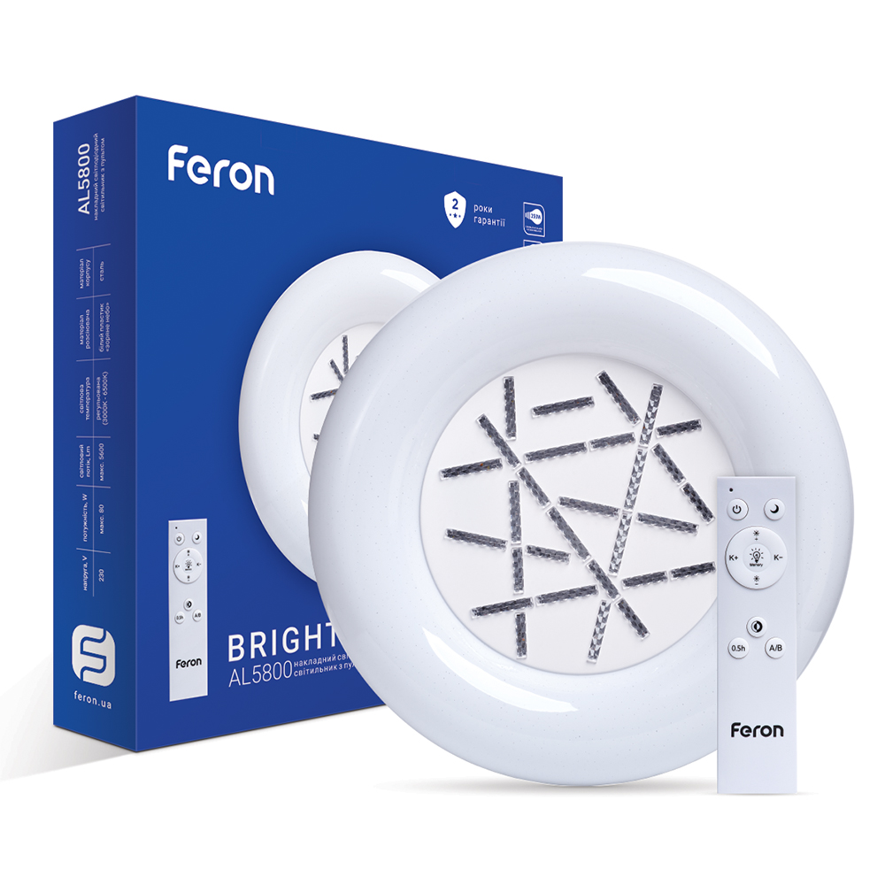 Светодиодный накладной светильник Feron AL5800 BRIGHT 80Вт №1