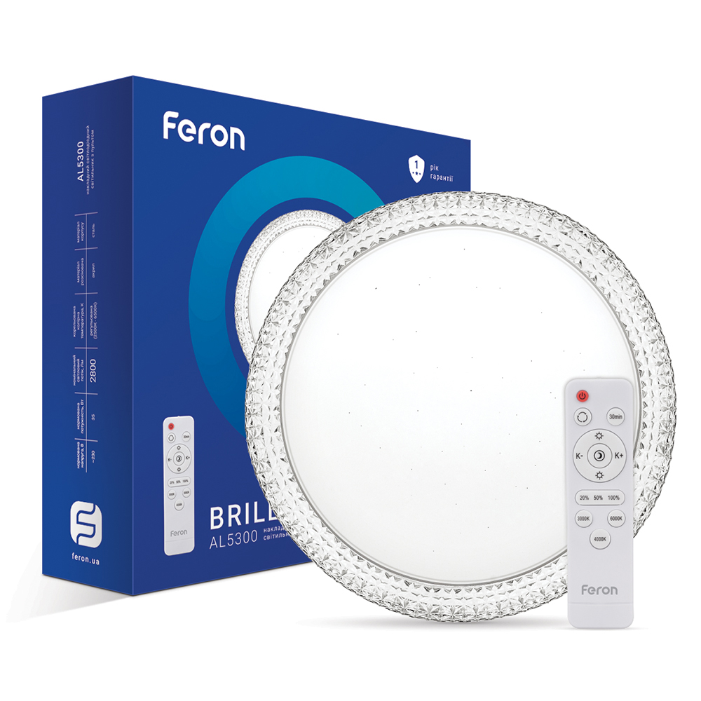 Светодиодный светильник Feron AL5300 BRILLANT 35Вт №1