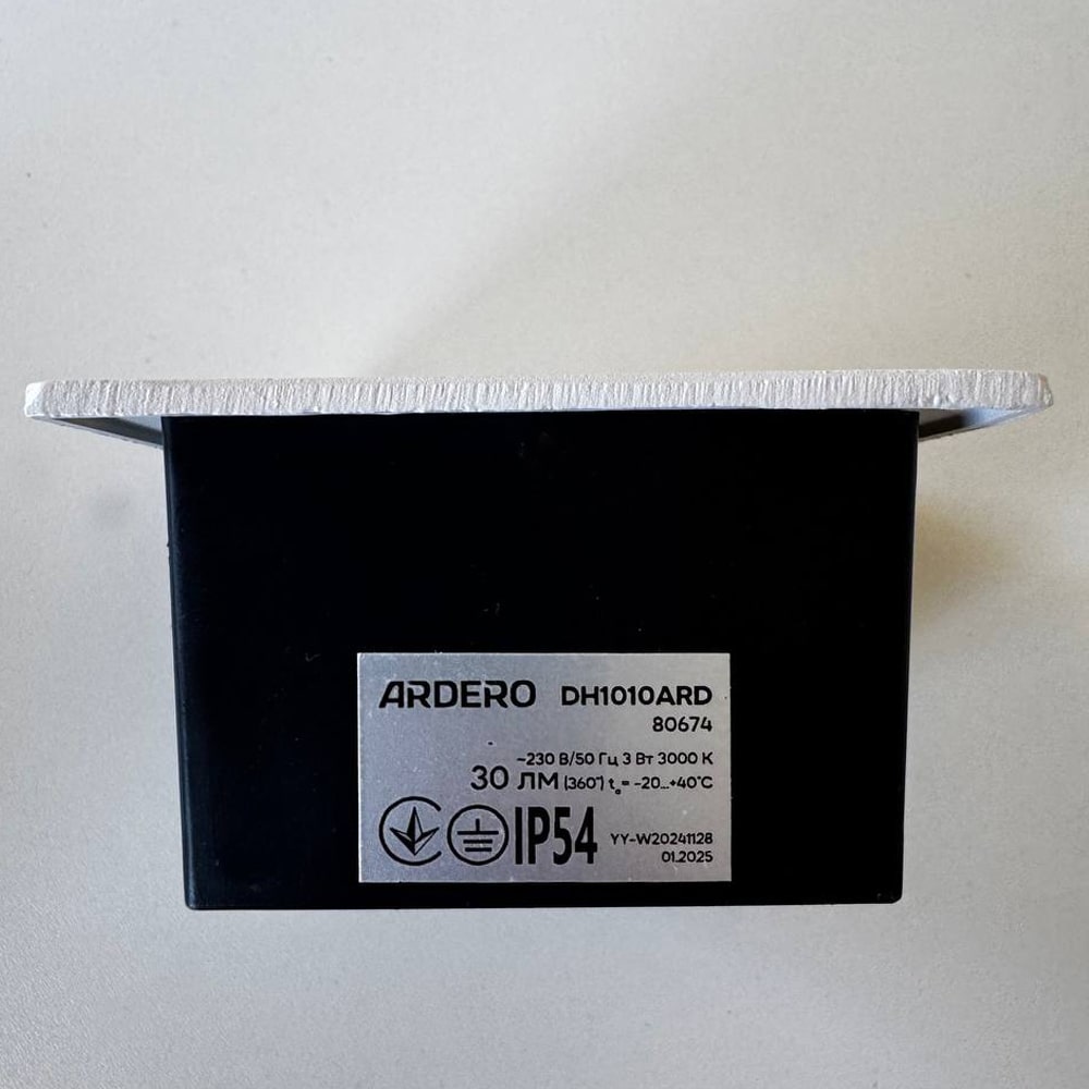 Архитектурный светодиодный накладной светильник Ardero DH1010ARD 3Вт 3000K белый №3