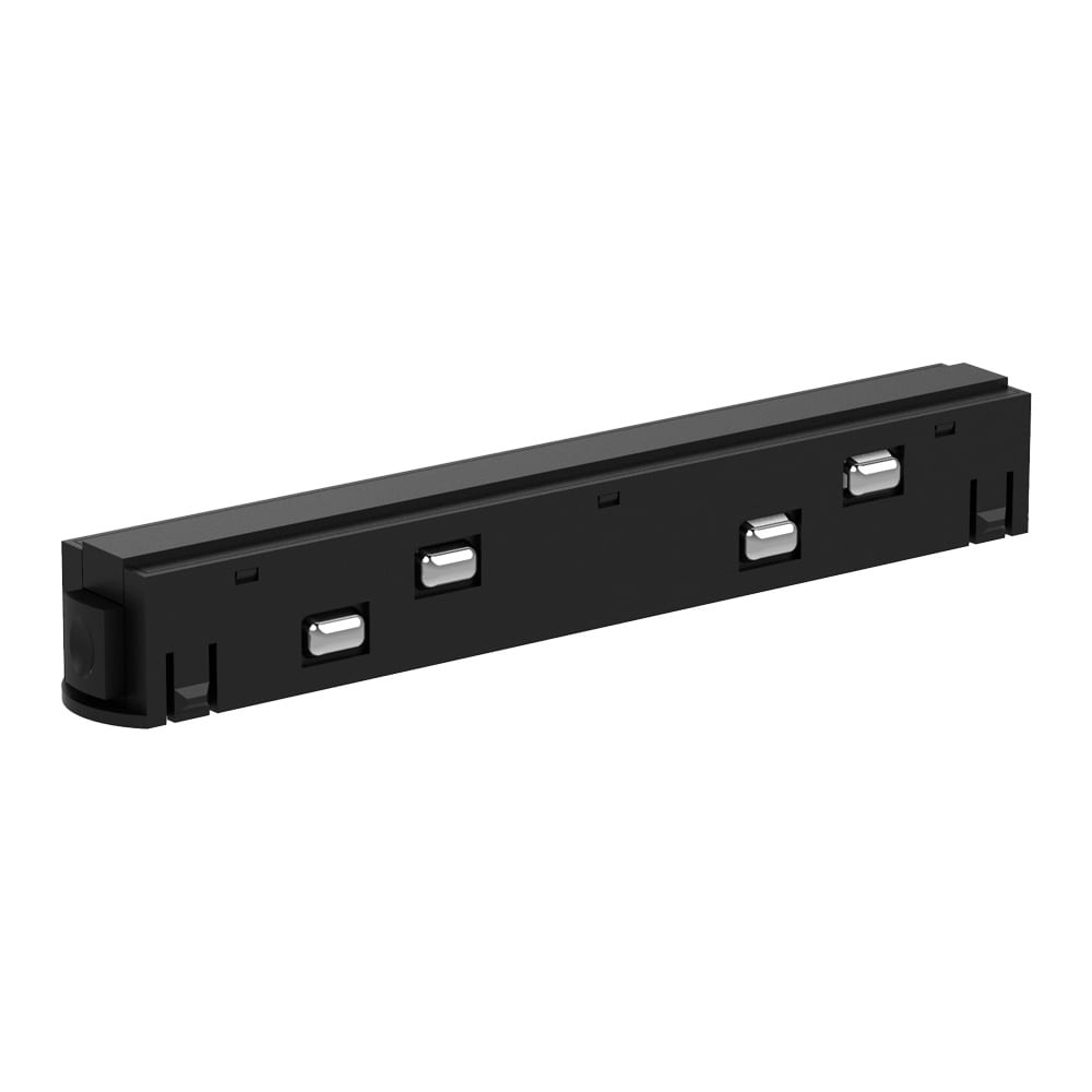 Короткий прямой коннектор Ardero LD3001 черный №1