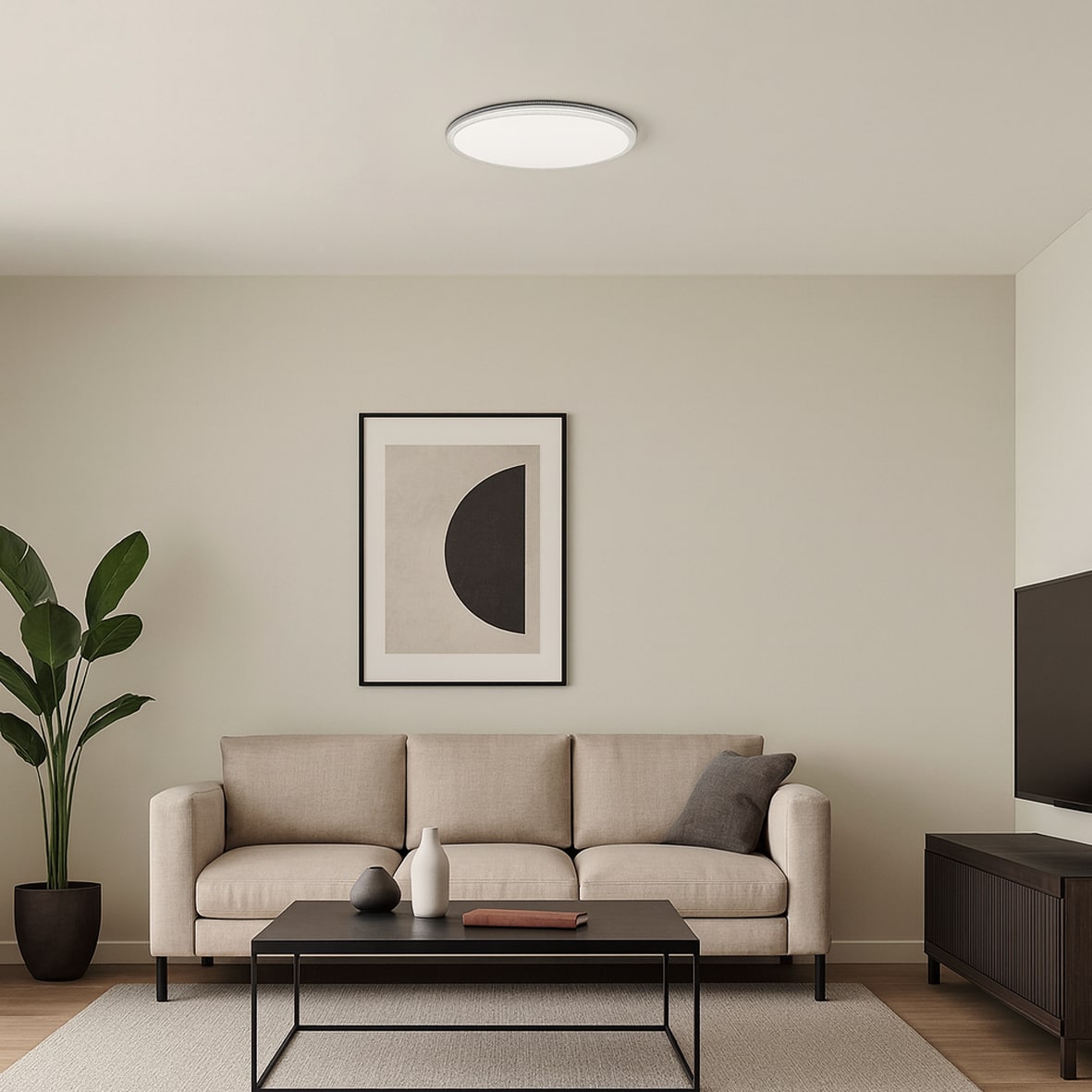 Светодиодный накладной светильник AL6088ARD MODA 48Вт белый №2