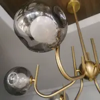 Люстра Прозрачные шари №3