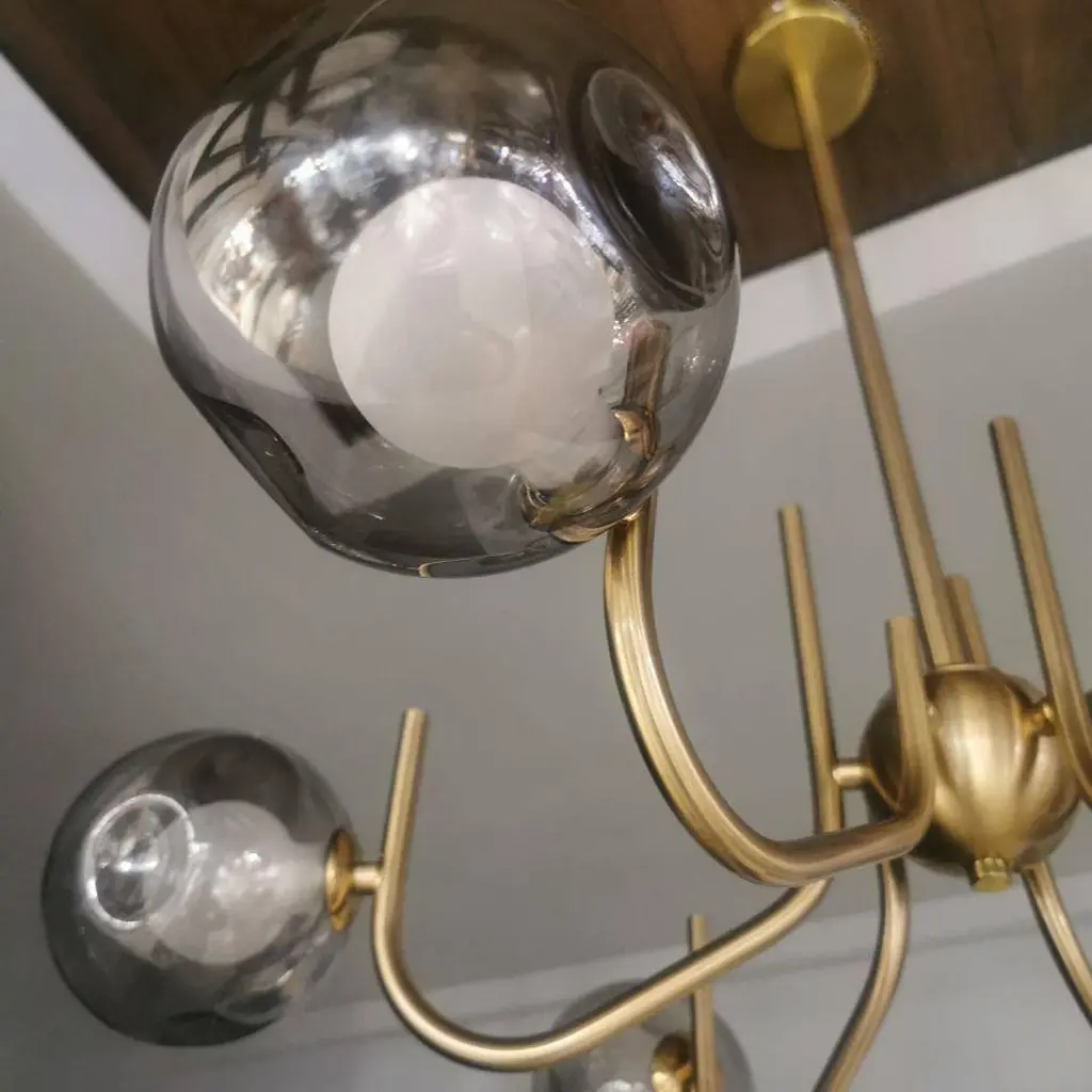 Люстра Прозрачные шари №4