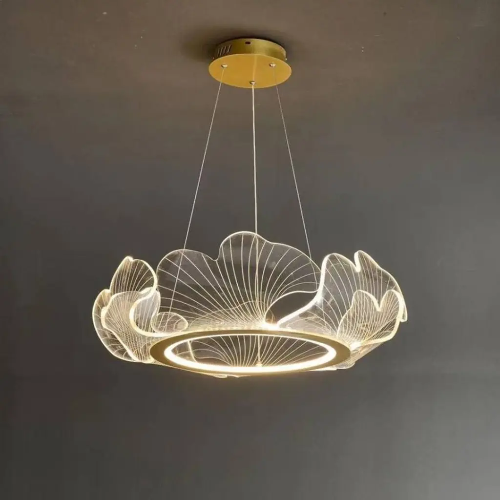 Люстра подвесная Золотые волны №2