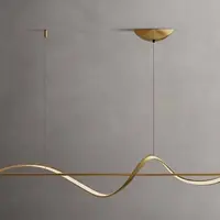 Люстра подвесная Медная волна №1