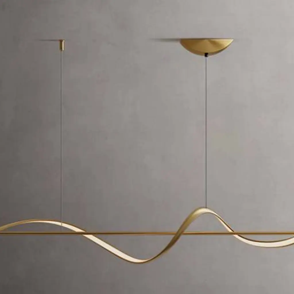 Люстра подвесная Медная волна №2