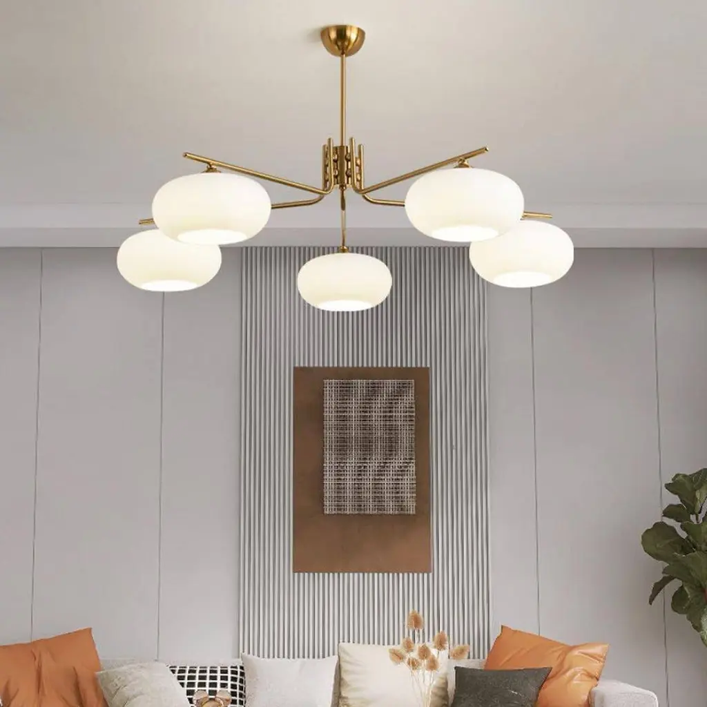 Люстра подвесная 5 плафонов №2