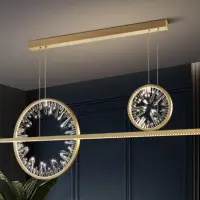 Люстра “BLUM” Double gold ring №1