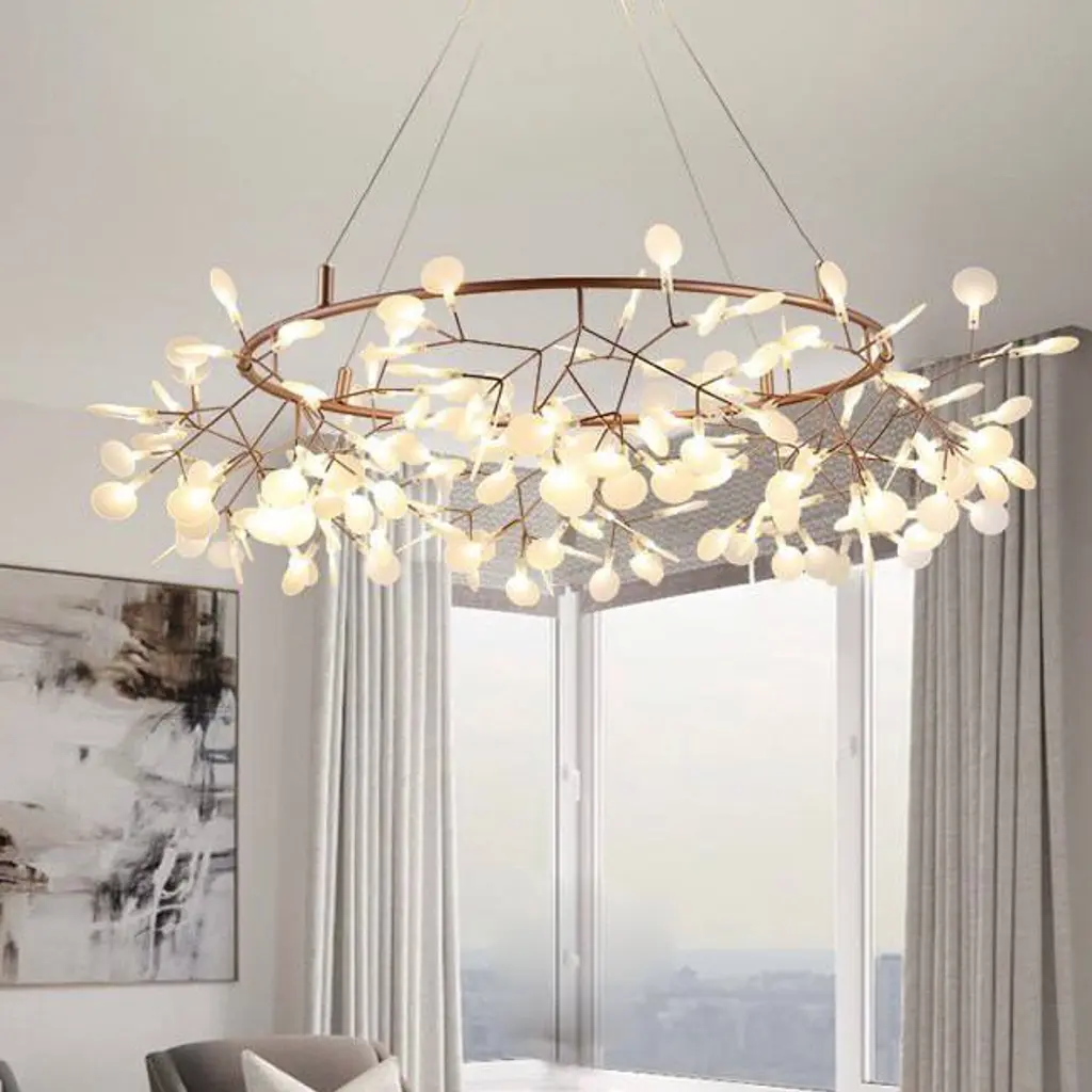 Люстра “BLUM” Petals белая №2