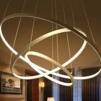 Люстра “BLUM” Три кольца Gold №1