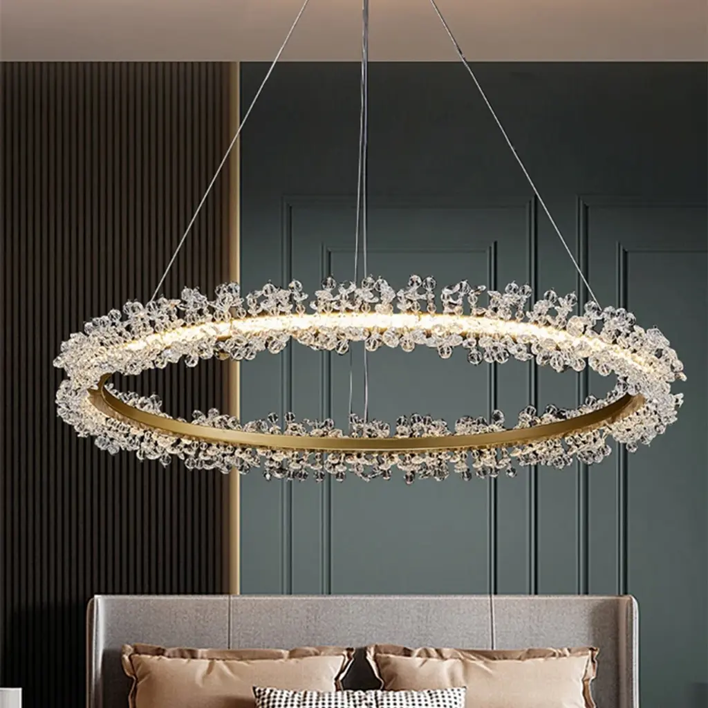 Люстра “BLUM” Хрустальный круг №2