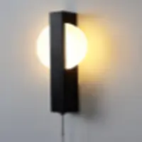 “BLUM” Светильник настенный Прозрачный круг в держателе №1