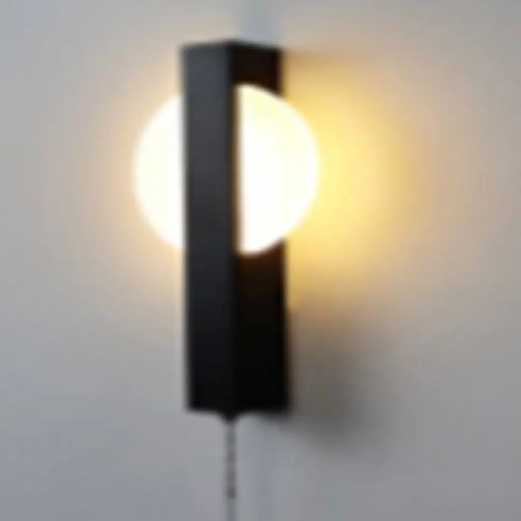 “BLUM” Светильник настенный Прозрачный круг в держателе №2