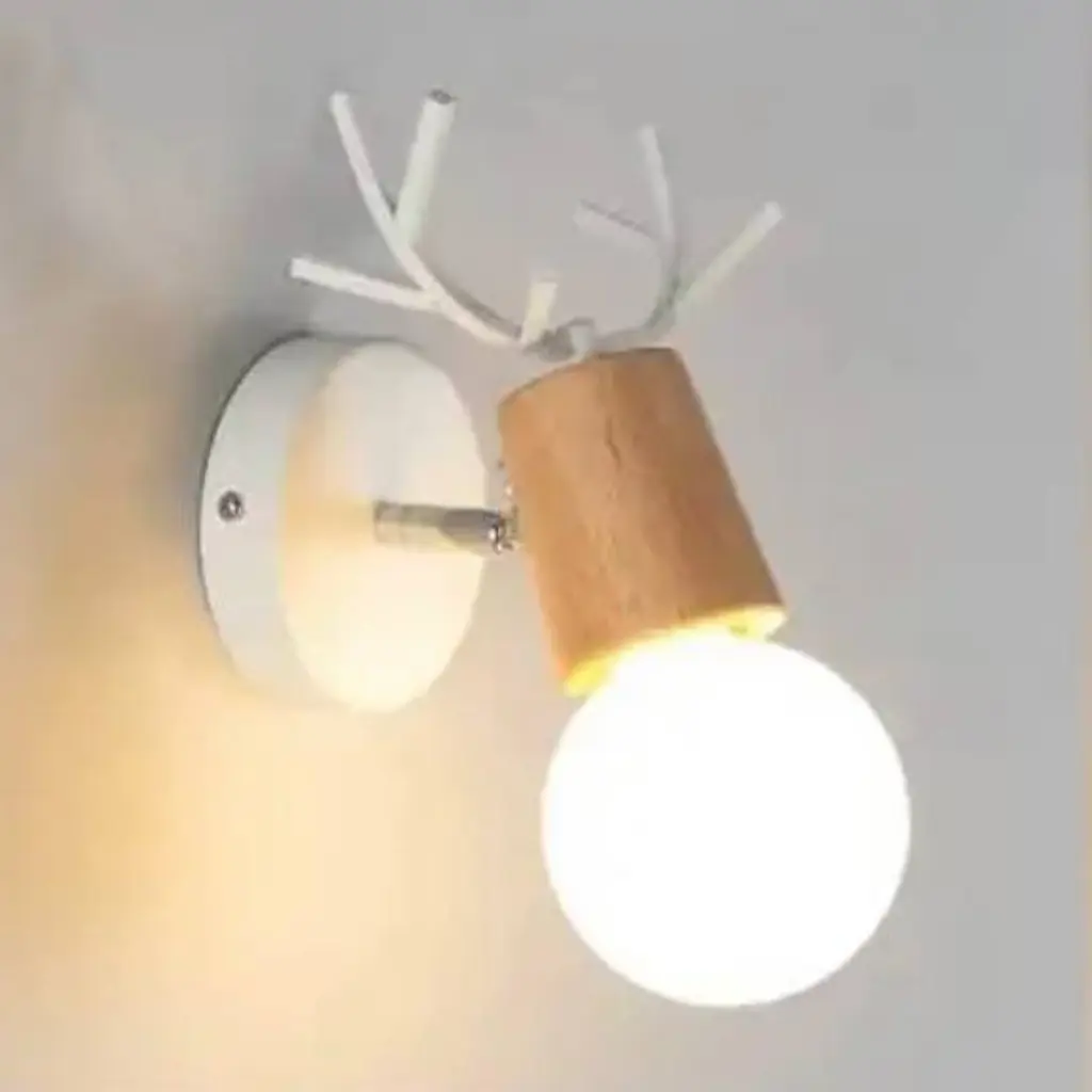 “BLUM” Светильник настенный Рожки белый №2