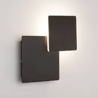 “BLUM” Светильник настенный Два квадрата черный №1
