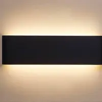 “BLUM” Светильник настенный прямоугольный чорный №1