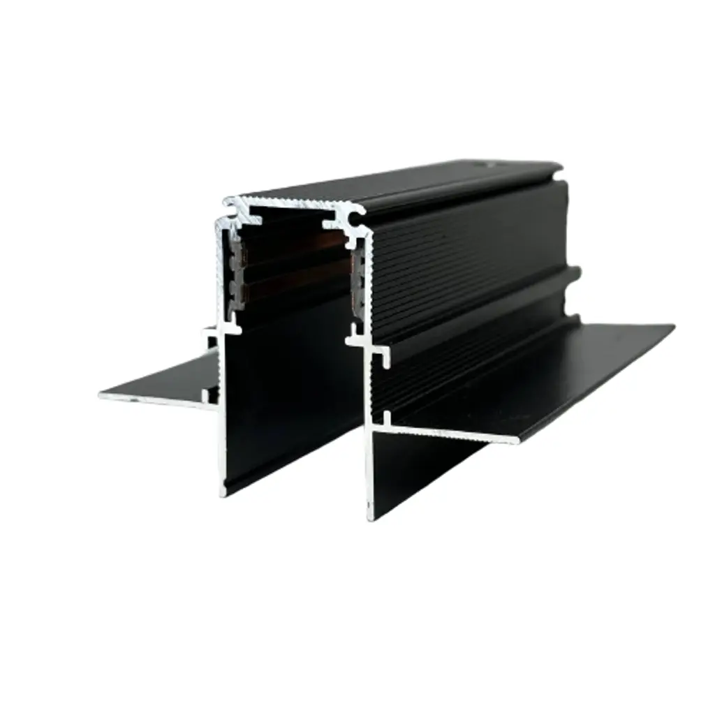 “BLUM” Шина магнитная врезная под гипсокартон черная 2мм 1м №2