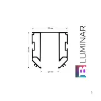 “BLUM” BASE под магнитный трек 2м №3