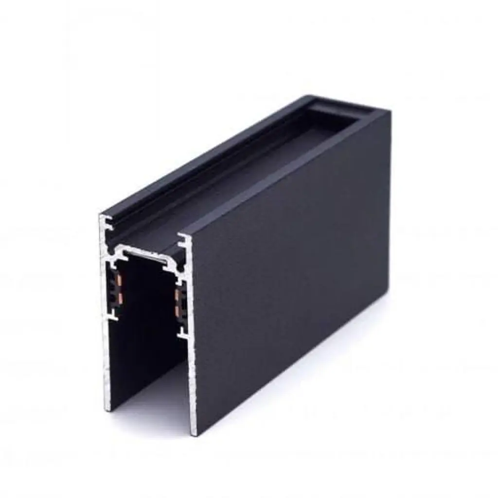 “BLUM”Шина магнитная накладная черная 1м №2