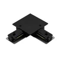 “BLUM” Соединитель для врезного шинопровода угловой черный №1