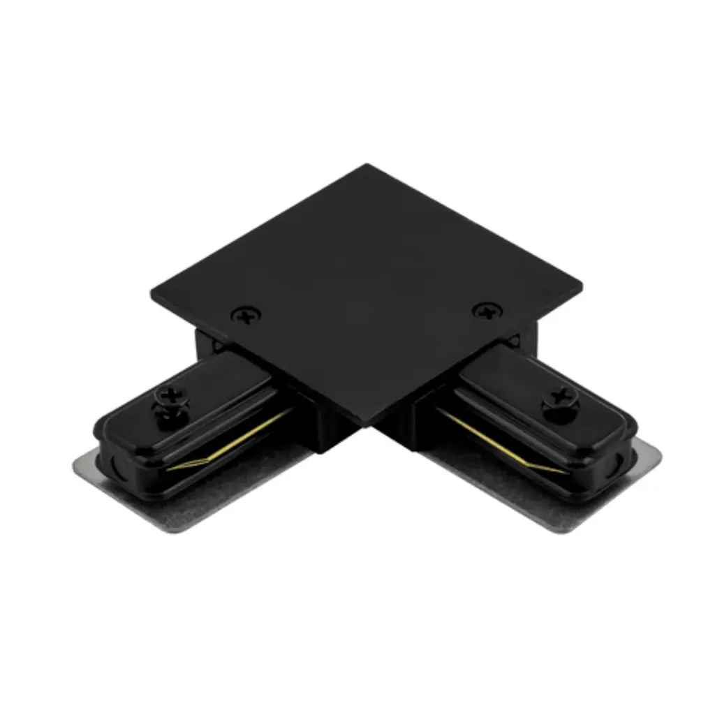 “BLUM” Соединитель для врезного шинопровода угловой черный №2