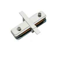 “BLUM” Соединитель для врезного шинопровода прямой белый №1