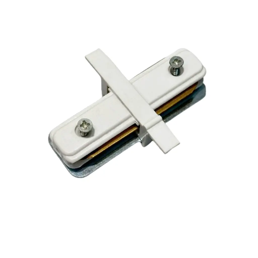 “BLUM” Соединитель для врезного шинопровода прямой белый №2