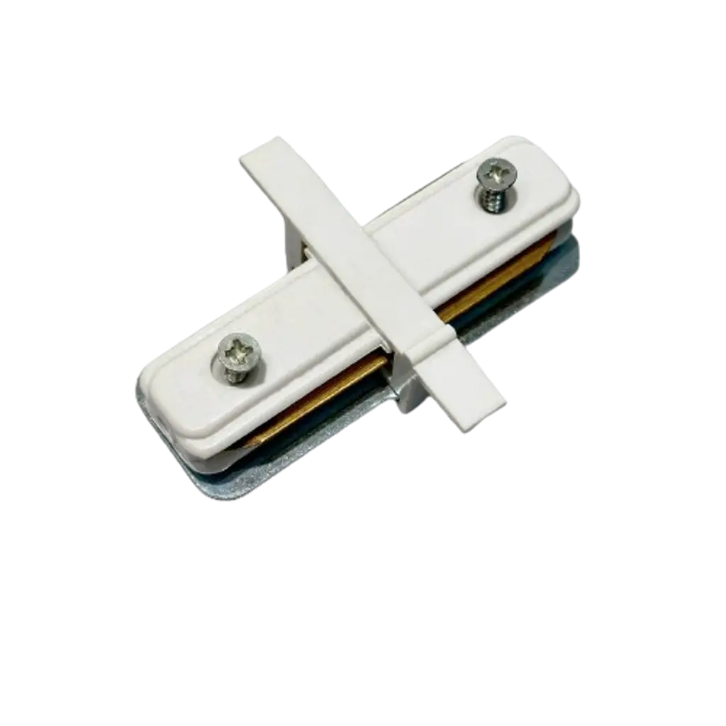 “BLUM” Соединитель для врезного шинопровода прямой белый №4