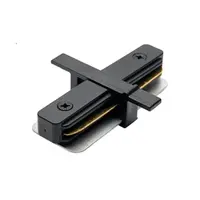 “BLUM” Соединитель для врезного шинопровода прямой черный №1