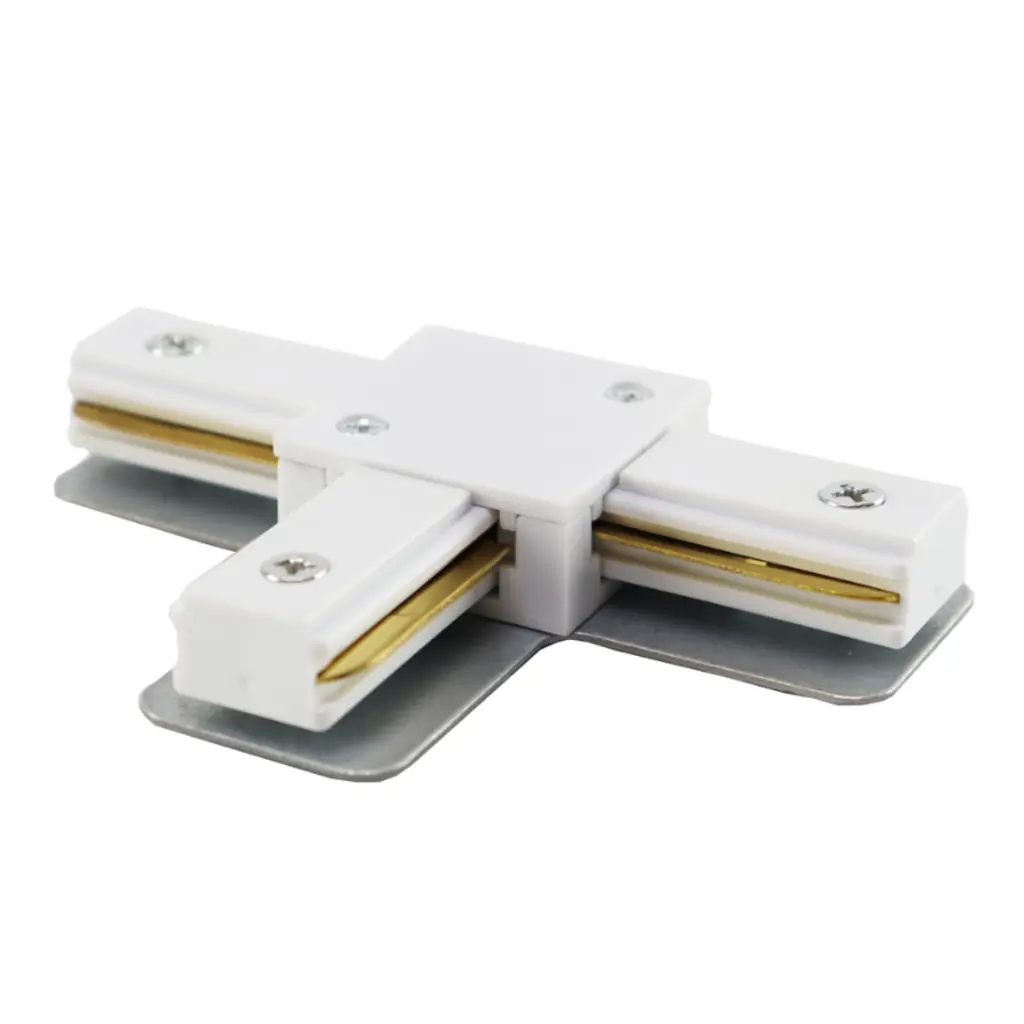 “BLUM” Соединитель для шинопровода Т-образный белый №2