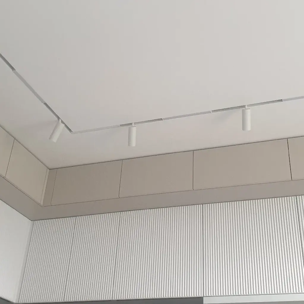 “BLUM” Flux Шинопровод врезной для крепления и питания трековых светильников 2м белый №4