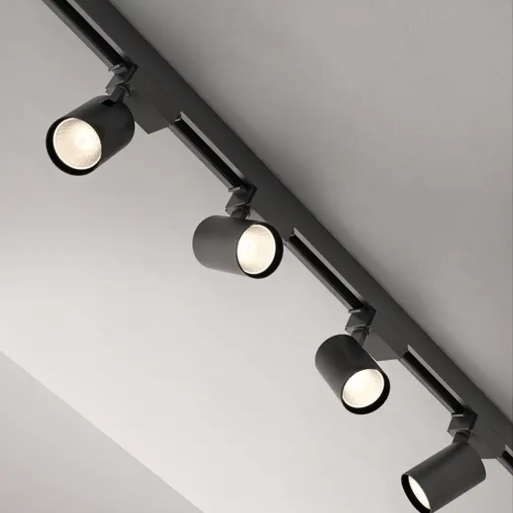 “BLUM” Flux Шинопровод для накладной крепления и питания трековых светильников 2м черный №4