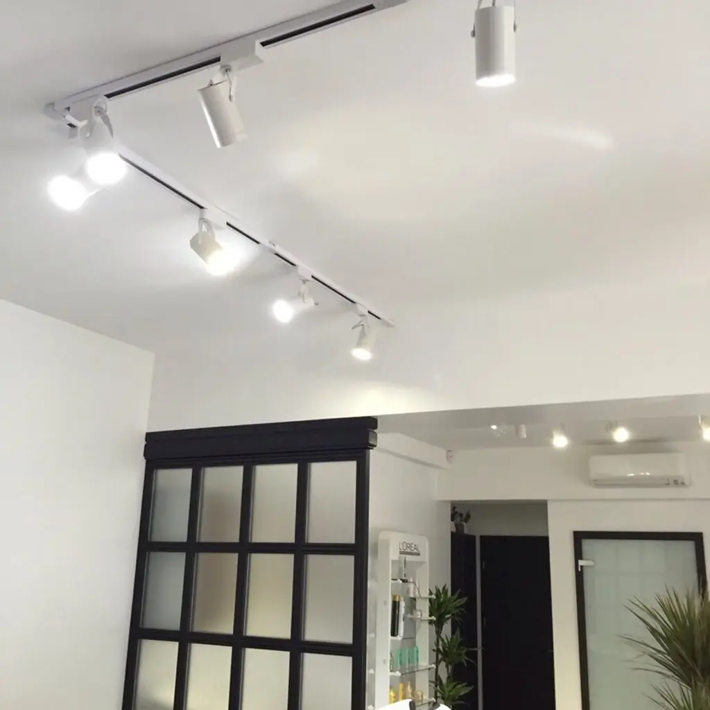 “BLUM” Flux Шинопровод накладной для крепления и питания трековых светильников 1м белый №4