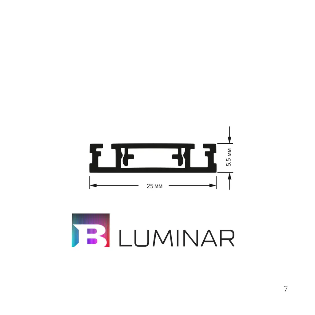 “BLUM” Ultra магнітний трек 6мм 2м №6