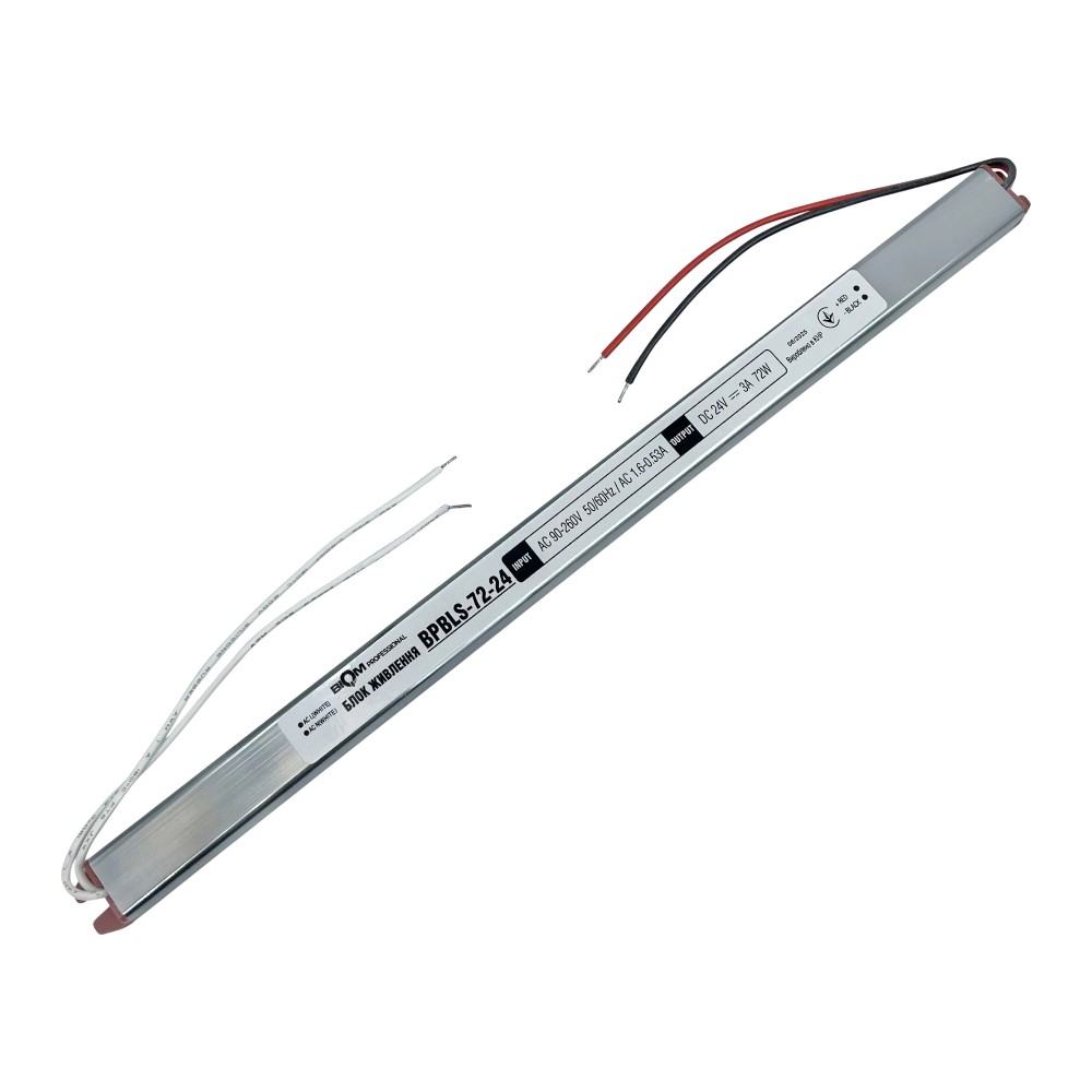Блок живлення BIOM Professional DC24 72W BPBLS-72-24 3А stick №1