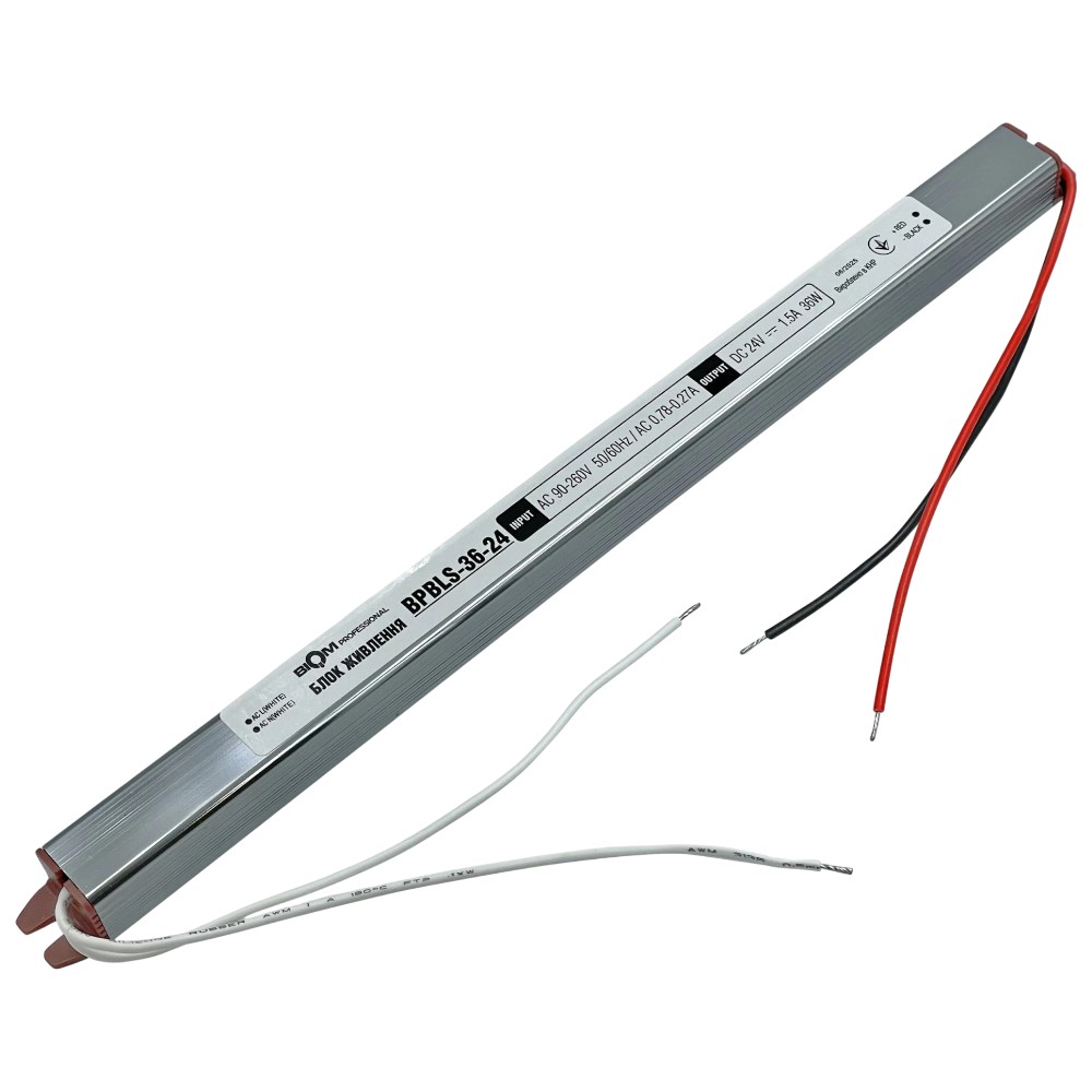 Блок живлення BIOM Professional DC24 36W BPLS-36-24 1,5А stick №1