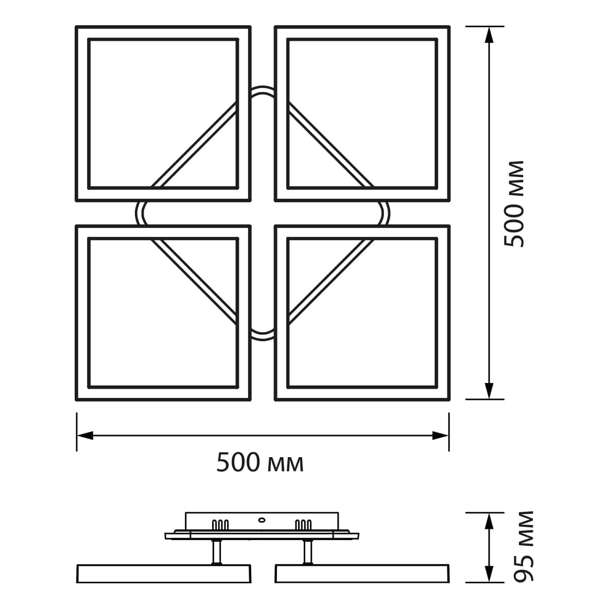 Светодиодный накладной светильник Ardero AL6490ARD URBAN 90Вт черный №3