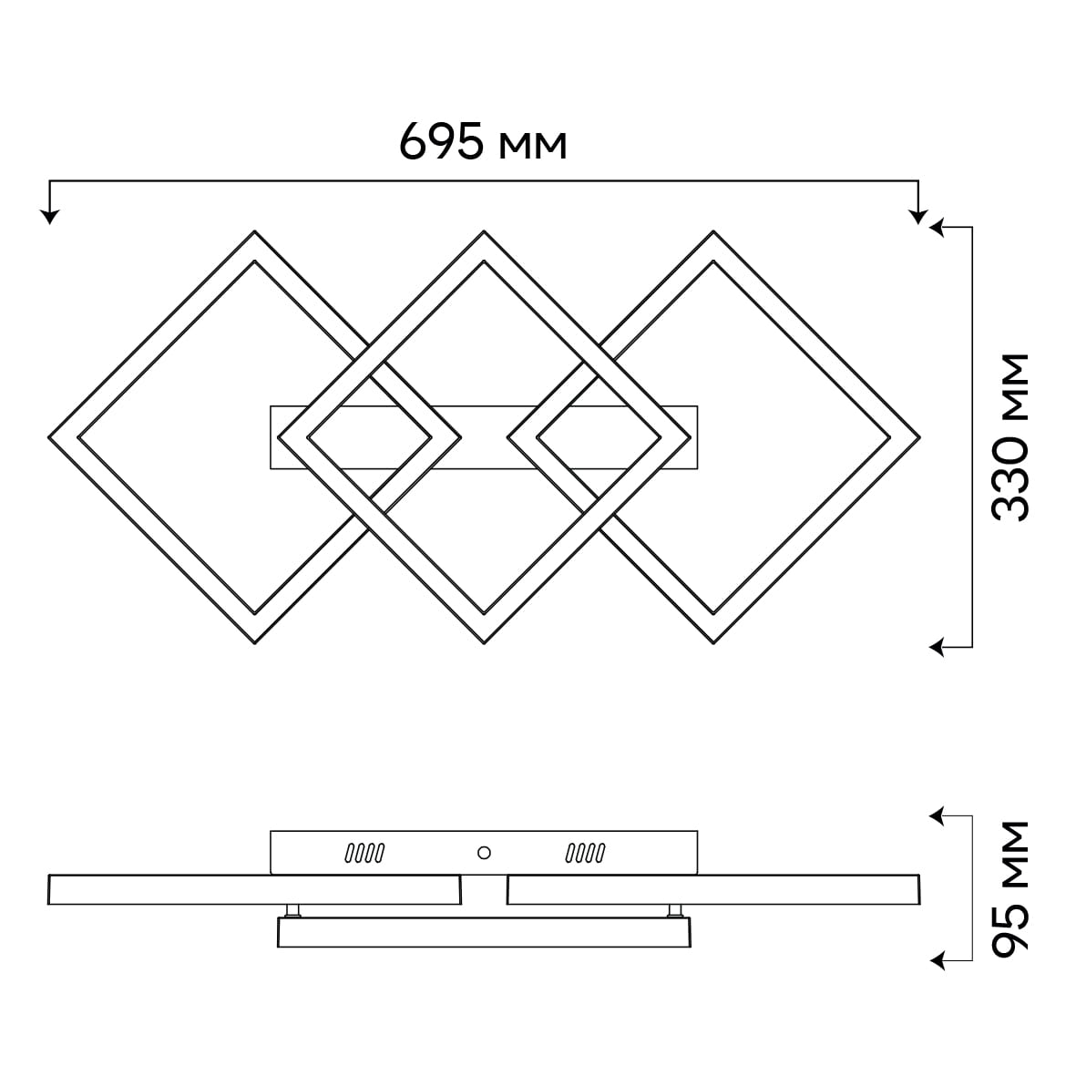 Светодиодный накладной светильник Ardero AL6492-1ARD URBAN 55Вт белый №3