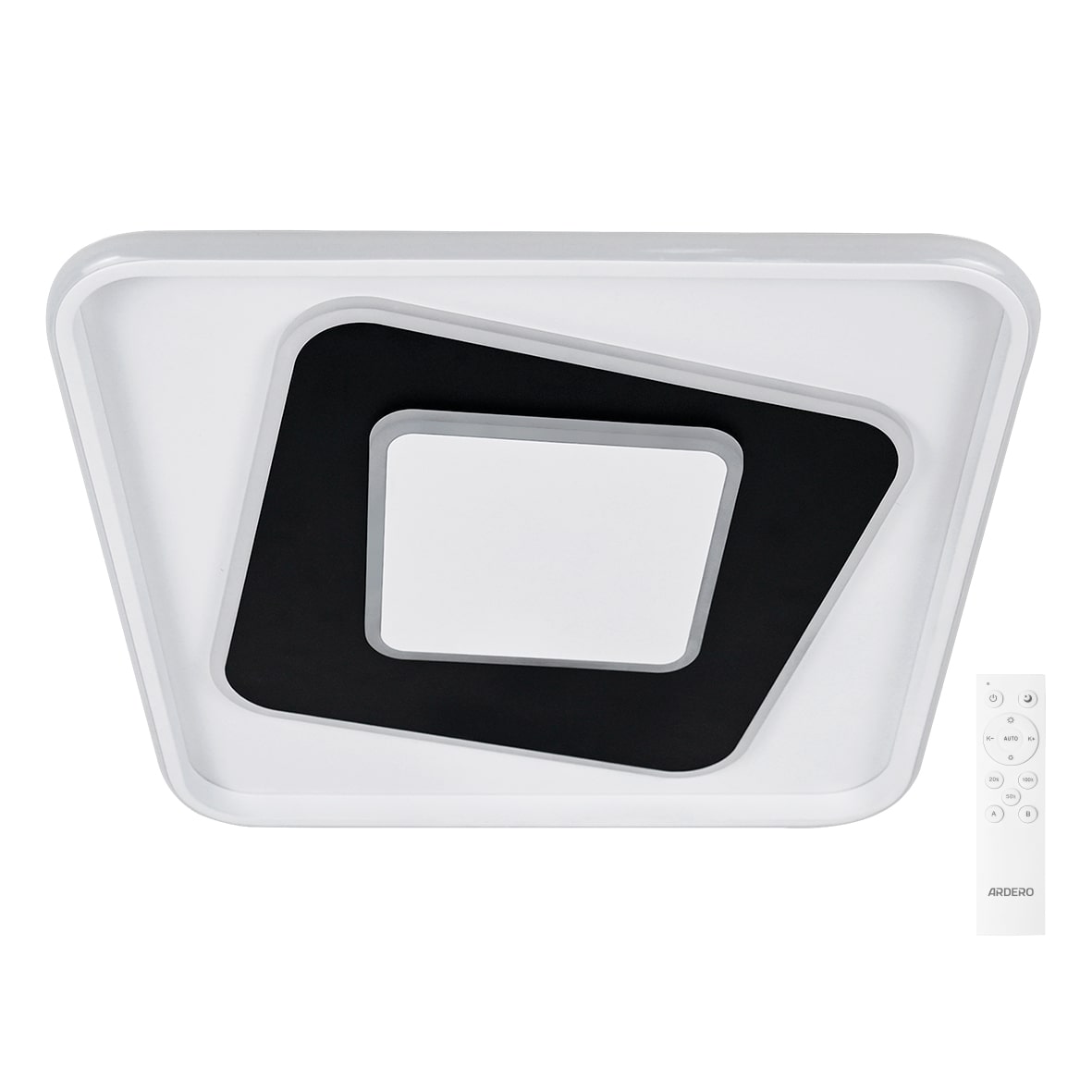 Светодиодный накладной светильник Ardero AL6102ARD CLAUDE S 72Вт черный белый №1