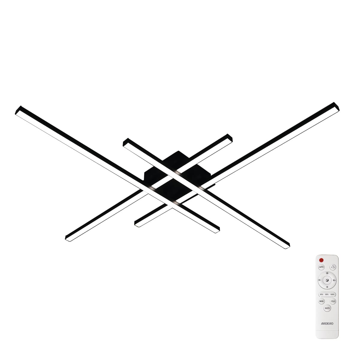 Светодиодный накладной светильник Ardero AL6183ARD NAVIGATOR 44Вт черный №1