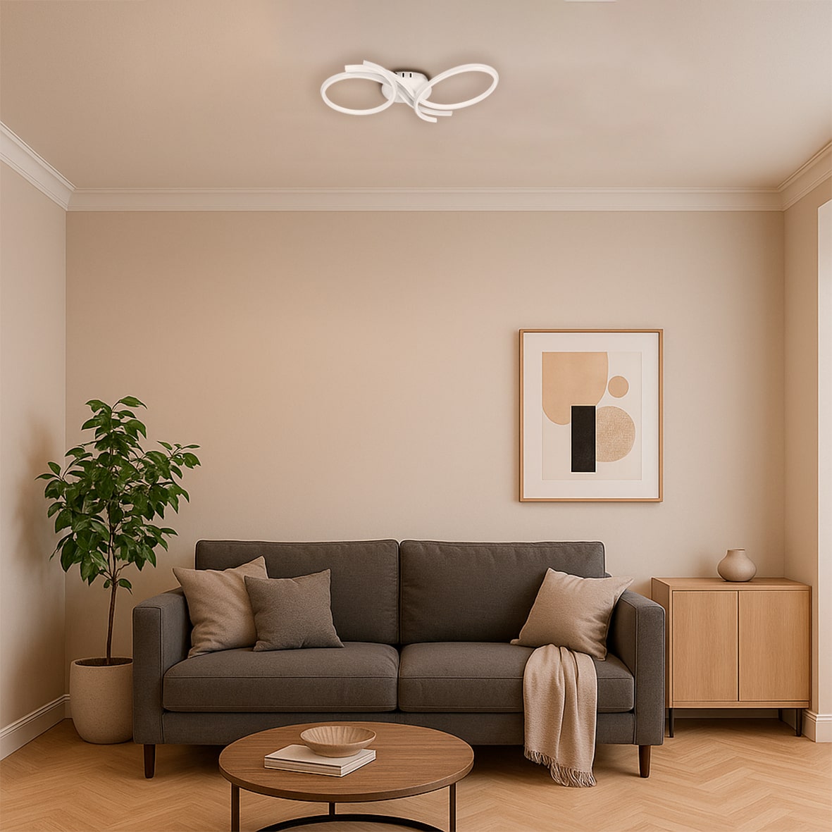 Светодиодный накладной светильник Ardero AL6535ARD FORCE M 52Вт белый №3