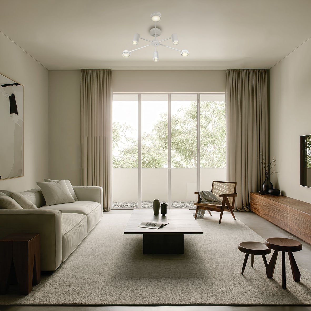 Светильник потолочный Ardero ML486-6 под лампу белый №2